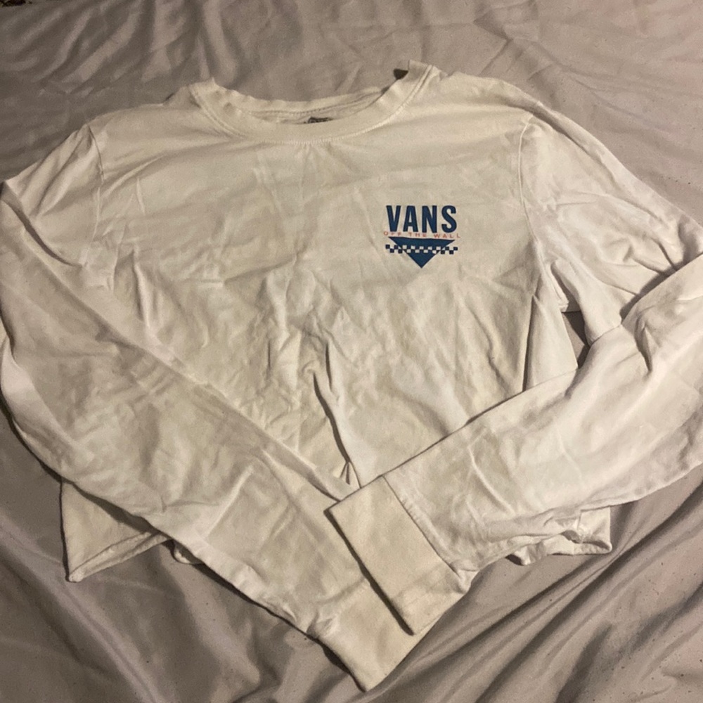 EUC Vans Long Sleeved Crop Top